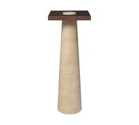 Ferm Living Pedestal Grova Travertine. 30x30x80 cm