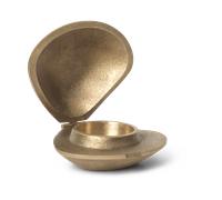 ferm LIVING - Clam Candle Holder Brass