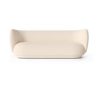 Ferm Living Rico soffa boucle 3-sits Wool bouclé offwhite