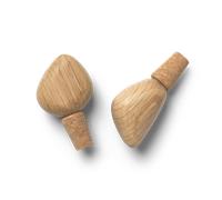 Ferm Living Set de 2 tapones de vino Cairn Oak