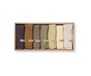 Ferm Living Set de 7 bayetas Day 26x26 cm Tranquilo