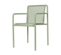 Ferm Living Silla Dapple con reposabrazos Tea Green