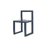 Ferm Living Silla infantil Little Architecht Dark blue. chapa de fresno