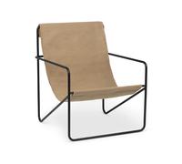 Ferm Living Sillón Desert Sand. base negra