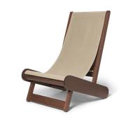 Ferm Living Sillón Hemi Dark stained. natural