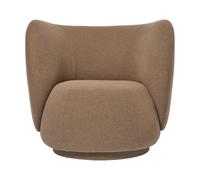 Ferm Living Sillón Rico lounge chair Autum-0361 Dark Sand