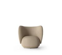 Ferm Living Sillón Rico lounge chair Sand. brushed