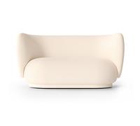 Ferm Living Sofá bouclé 2 plazas Rico Bouclé offwhite