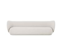 Ferm Living Sofá bouclé 4 plazas Rico Bouclé offwhite