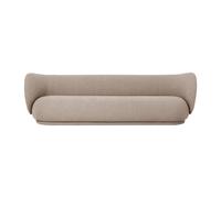Ferm Living Sofá bouclé 4 plazas Rico Bouclé sand