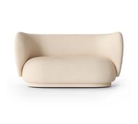 Ferm Living Sofá de 2 plazas Rico Brushed offwhite