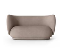 Ferm Living Sofá de 2 plazas Rico Brushed warm grey