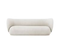 Ferm Living Sofá de 3 plazas Rico Brushed offwhite