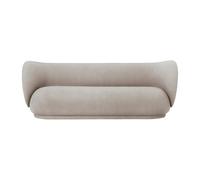 Ferm Living Sofá de 3 plazas Rico Brushed sand