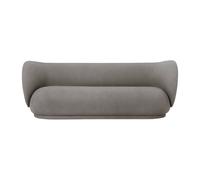 Ferm Living Sofá de 3 plazas Rico Brushed warm grey