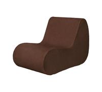 Ferm Living Sofá modular Rouli center module pure bou hestnut brown