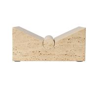 Ferm Living Soporte para libros Tvara Travertine. 22x22 cm