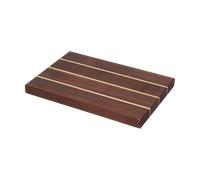 Ferm Living Tabla de cortar Stribe fine 25x36 cm Walnut-ash
