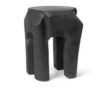 Ferm Living Taburete Root Ø30x40 cm Black stained