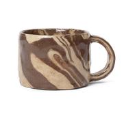Ferm Living Taza baja Ryu 20 cl Sand-brown