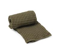Ferm Living Toalla de manos Organic 50x100 cm Olive