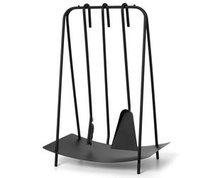 Ferm Living Utensilios de chimenea Port negro