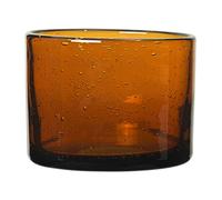 Ferm Living Vaso de agua Oli bajo 11 cl Amber