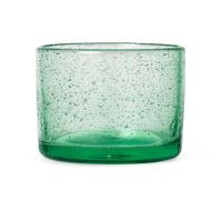 Ferm Living Vaso de agua Oli bajo 11 cl Recycled clear