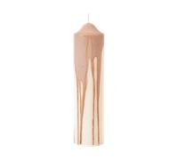 Ferm Living Vela cilíndrica Dryp Beige. 20 cm