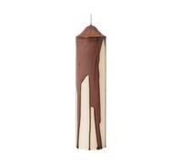 Ferm Living Vela cilíndrica Dryp Dark Chocolate. 20 cm