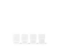 ferm LIVING - Ripple Small Glasses Set of 4 Frosted