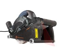 FERM Rozadora de pared 1600W - 150mm - Láser - Incl. 2 hojas diamantadas, adaptador de la aspiradora y bolsa de almacenamiento