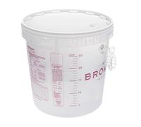 Fermentador - Cubo de fermentación de 30 litros, accesorios y repuestos para elaboración casera - DIAH (cubo + bloqueo de aire x1)