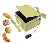 Fermentador de Masa con Calentador, Kit de Herramientas para Hacer Pan de Masa Madre, fermentador Plegable, máquina para Hacer Vino de arroz para Hacer natto en el hogar, Calentamiento
