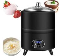 Fermentador de Yogur 8L/12L con LCD y Cubeta Inoxidable 304 Black-12L