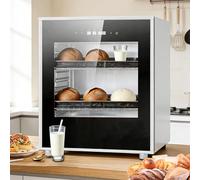 Fermentador eléctrico de 40L para masa, armario de prueba de pan con control ajustable de temperatura y humedad, termostato digital para horneado en casa, masa de pizza, fermentación de pan artesanal