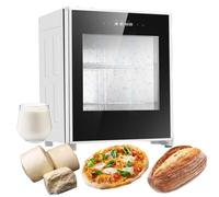 Fermentadora eléctrica de 40 l, caja de fermentación de pan de acero inoxidable, con control de humedad y temperatura, para masa, yogur, pan, masa madre, pizza y natto.