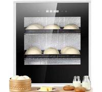 Fermentadora eléctrica profesional 40L, caja fermentadora pan y pizza, control de temperatura y humedad, pantalla digital, acero inoxidable, gran capacidad, repostería, cocina