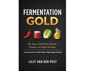 Fermentation Gold: A Comprehensive Guide: Hot Sauce, Chili Pastes, Kimchi, Vinegars, and Pepper Ferments: Turning Heat Into Shelf-Stable, High-Margin Products