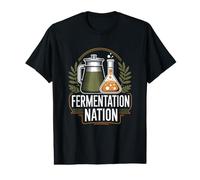 Fermentation Nation Kombucha Fermentación Camiseta gráfica económica