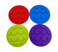 Fermenting Lid - 4 piezas de silicona Canning Caps | Wide-mouth Silicone Bottle Lids For Fermenting And Storage; Perfecto para canisters, Kitchen Use, Home Food Prep, Ensaladas, Vestidores, Yogurt