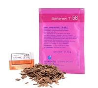 Fermentis Safbrew T-58 + Virutas de Roble - Levadura Cervecera de Perfil Especiado y Afrutado para 20-30 L de Cerveza