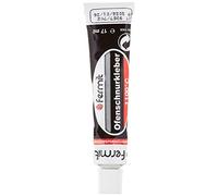 Fermit - Adhesivo refractario (resistente hasta 1100 °C), color negro
