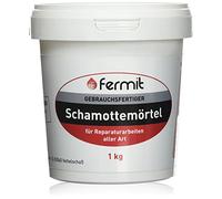 Fermit - Mortero ignífugo de arcilla refractaria (1 kg)