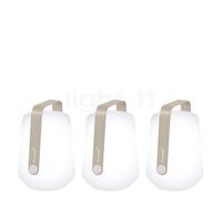 Fermob Balad, 12 cm LED set de 3, gris arcilla