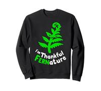 Fern Nature! - Divertida planta de botánica de fronda de violín de hojas lindas Sudadera