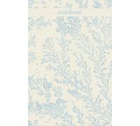 Fern Pattern Lined Notebook 6x9 for Women | 160 Pages | Feminine Elegant Botanical Nature Journal - Cream Sky Edition: Delicate Branching Nature ... Notes & Daily Writing | 6x9 Soft Matte Cover