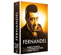 Fernandel - Coffret 3 films : L'ennemi public n° 1 + Le couturier de ces dames + Honoré de Marseille [Francia] [DVD]