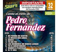 Fernandez, Pedro - Karaoke: Pedro Fernandez - Latin Stars Karaoke