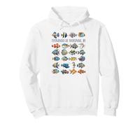 Fernando De Noronha Brasil - Colorido diseño de Peces Sudadera con Capucha